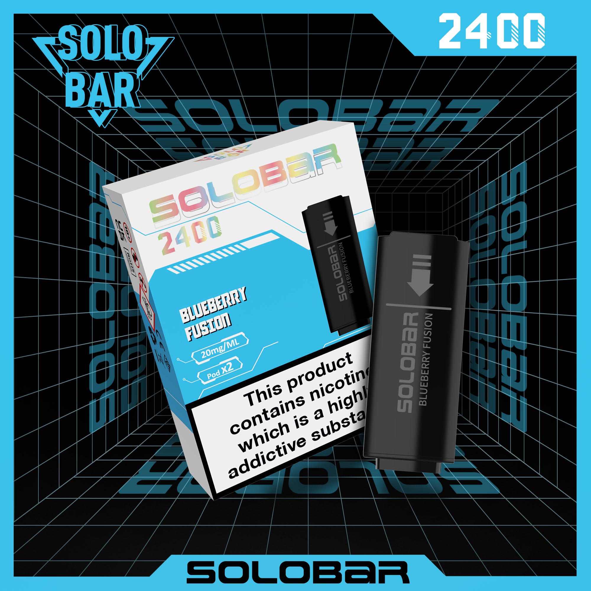 Solo Bar - Pods – Aromen für E-Zigaretten, Benutzerfreundliche E-Zigarette