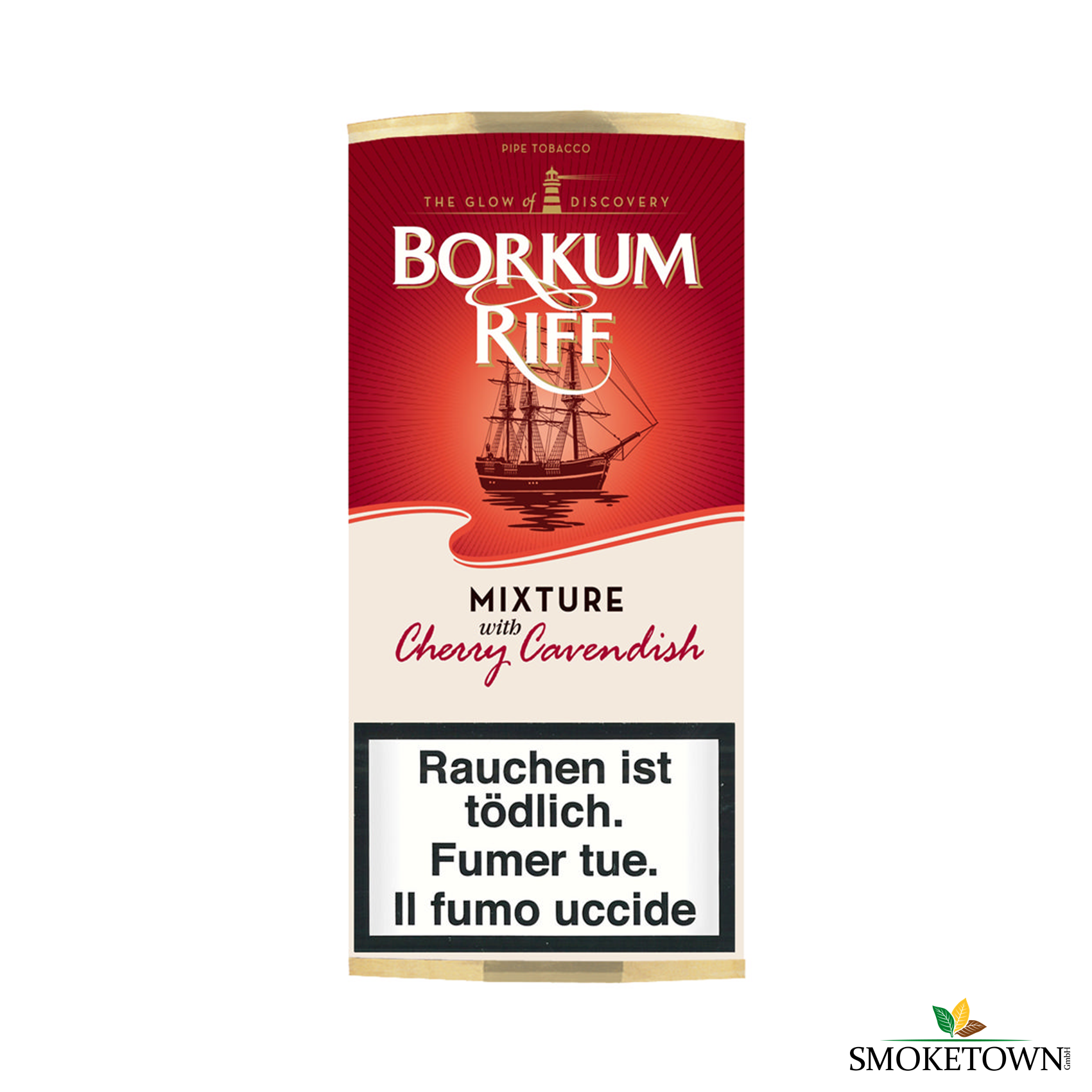 Borkum Riff Cherry Cavendish – 42.5g Pfeifentabak, aromatischer Pfeifentabak
