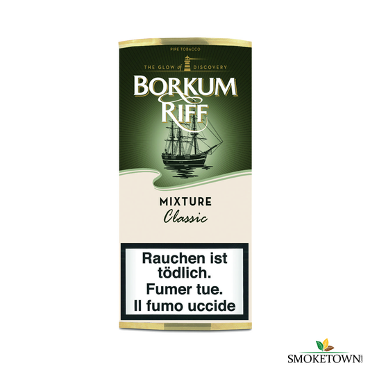 Borkum Riff Mixture Classic – Aromatic Blend Pipe Tobacco, aromatischer Pfeifentabak