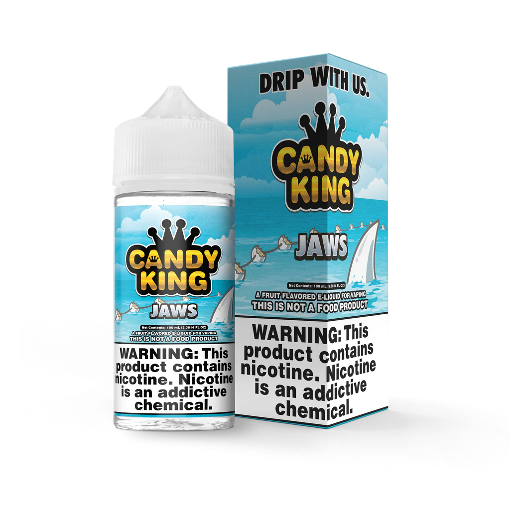 Candy King - Jaws - 100ml – 70VG/30PG, Dampfen