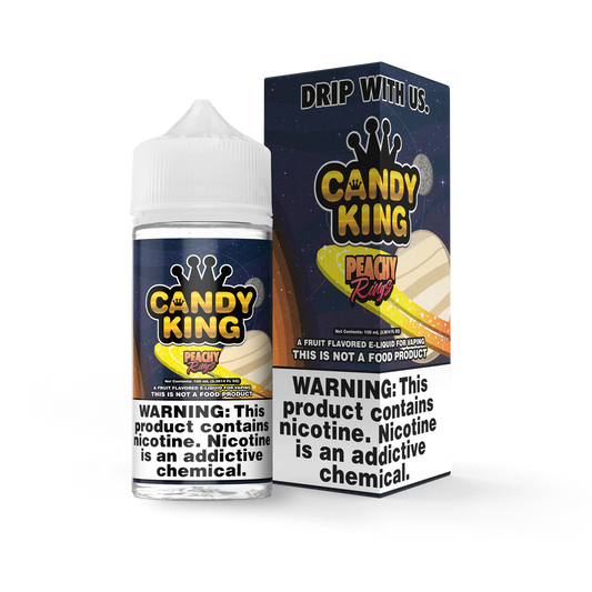 Candy King - Peachy Rings - 100ml – 70VG/30PG, Dampfen