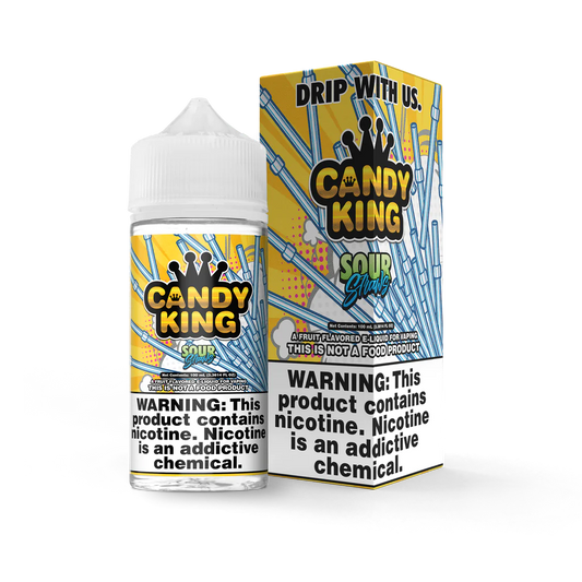 Candy King - Sour Straws - 100ml – 70VG/30PG, Dampfen