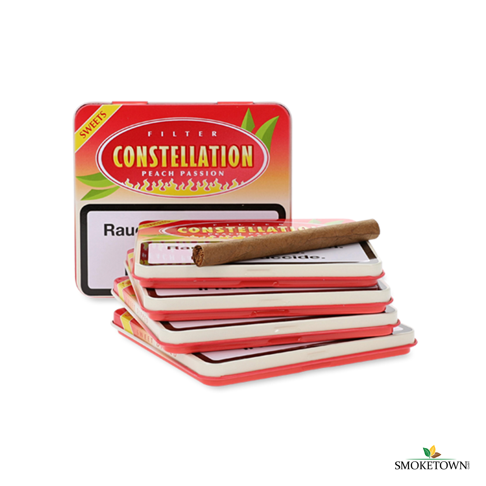 CONSTELLATION Peach Passion Filter – 10 Minuten Zigarillo, aromatische Tabakmischung