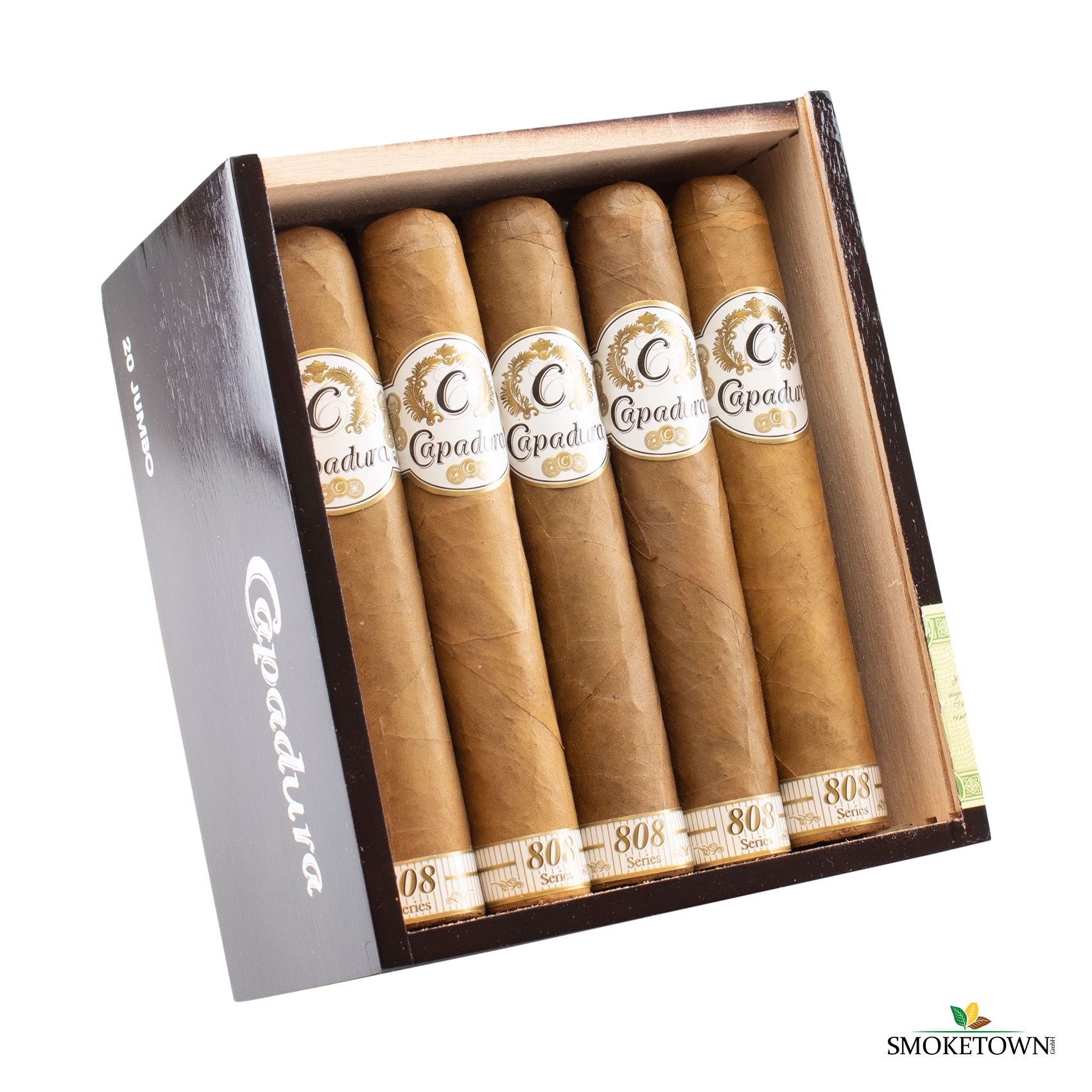 Capadura 808 Zigarre 20 Jumbo – Cibao Valley Tabak, Connecticut Shade Zigarren
