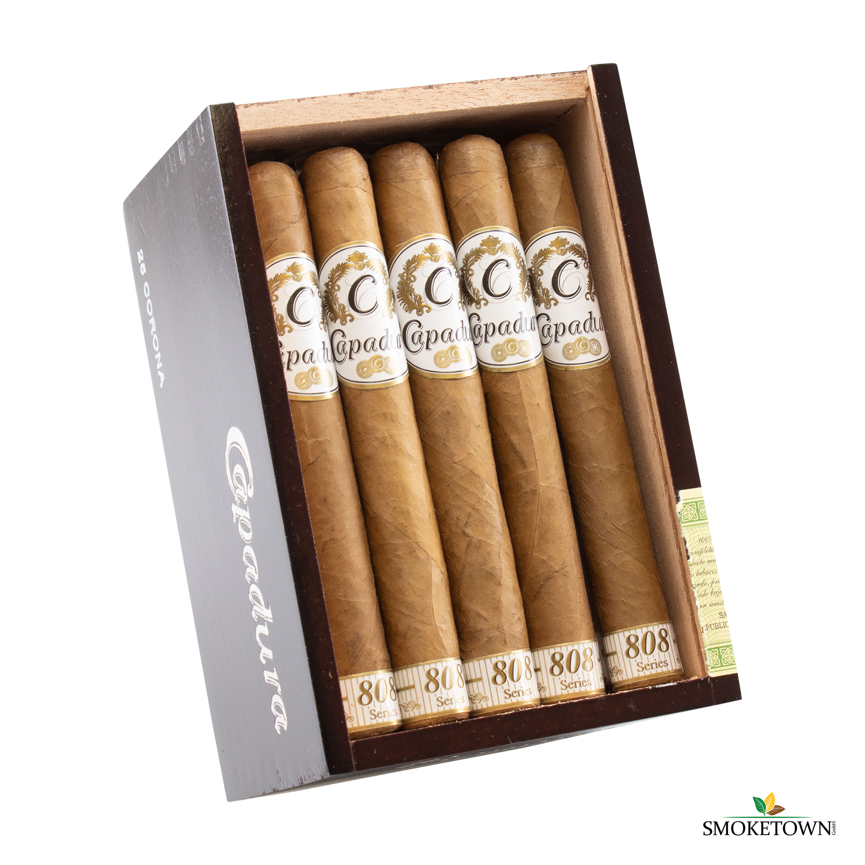 Capadura 808 Zigarre 25 Corona – Cibao Valley Tabak, Connecticut Shade Zigarren