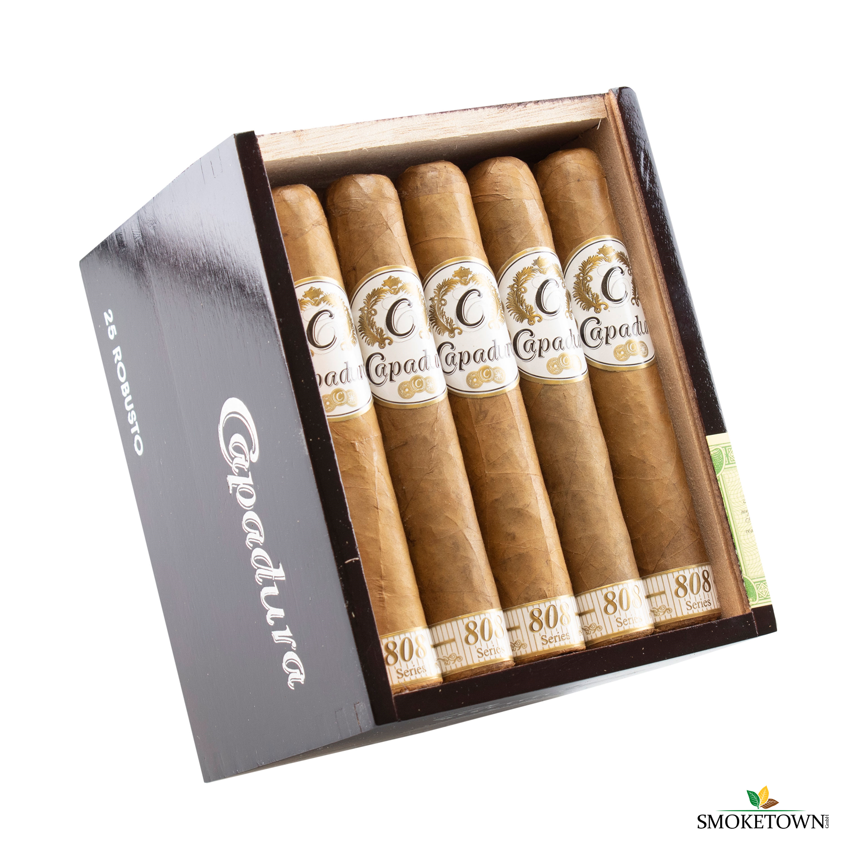 Capadura 808 Zigarre 25 Robusto – Cibao Valley Tabak, Connecticut Shade Zigarren