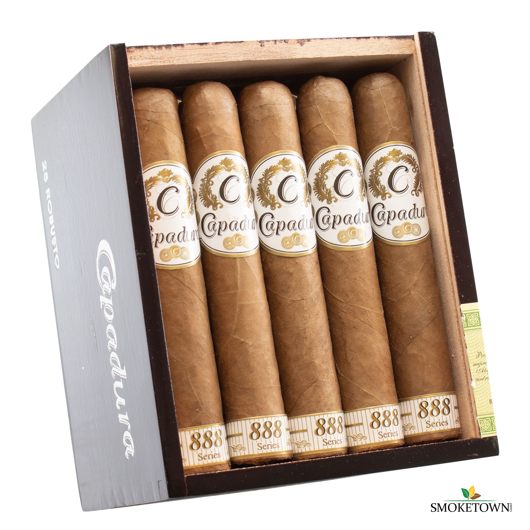 Capadura 888 Zigarre 25 Robusto – Capadura 888 Robusto kaufen, Connecticut Shade Deckblatt Zigarren