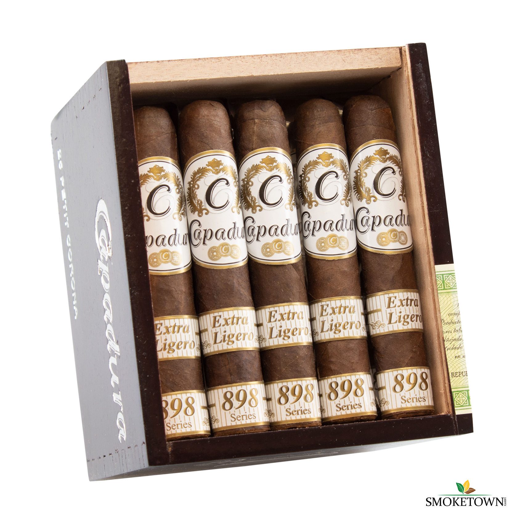 Capadura 898 Zigarre 25 Petit Corona extra ligero – dominikanische Zigarren, Extra Ligero Zigarren