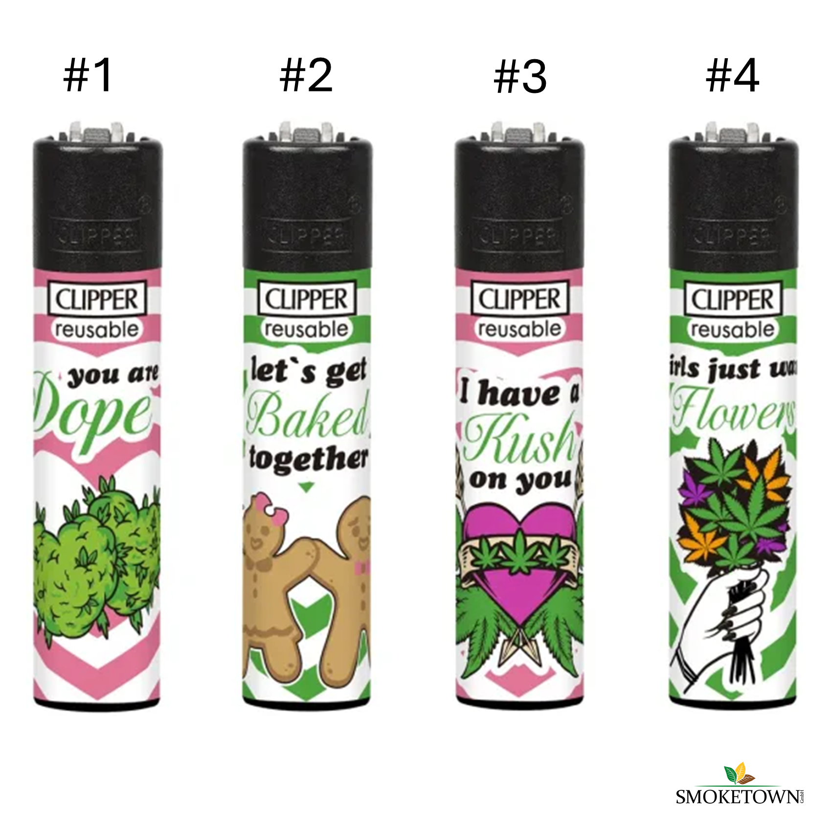 Clipper Feuerzeug - Weed Valentine – bunte Feuerzeuge, Clipper Feuerzeug kaufen