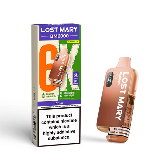 Lost Mary BM6000 - Cola – 6000 Züge Cola, BM6000 Cola UK