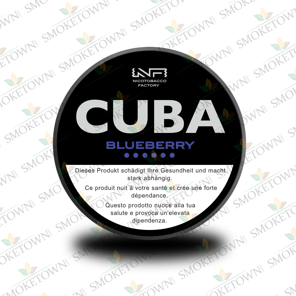 CUBA Black Blueberry – tabakfreie Nikotinbeutel