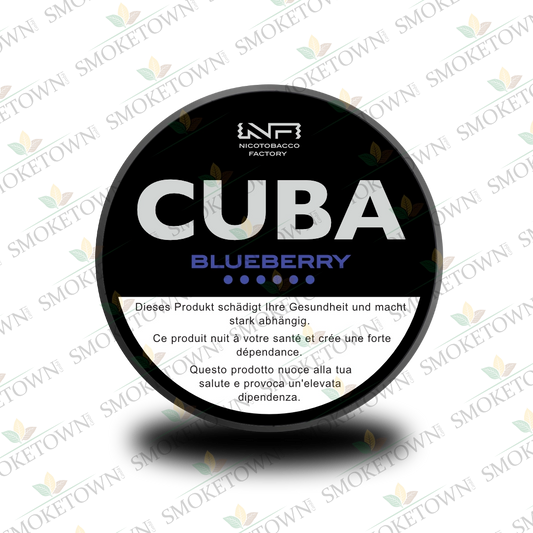 CUBA Black Blueberry – tabakfreie Nikotinbeutel