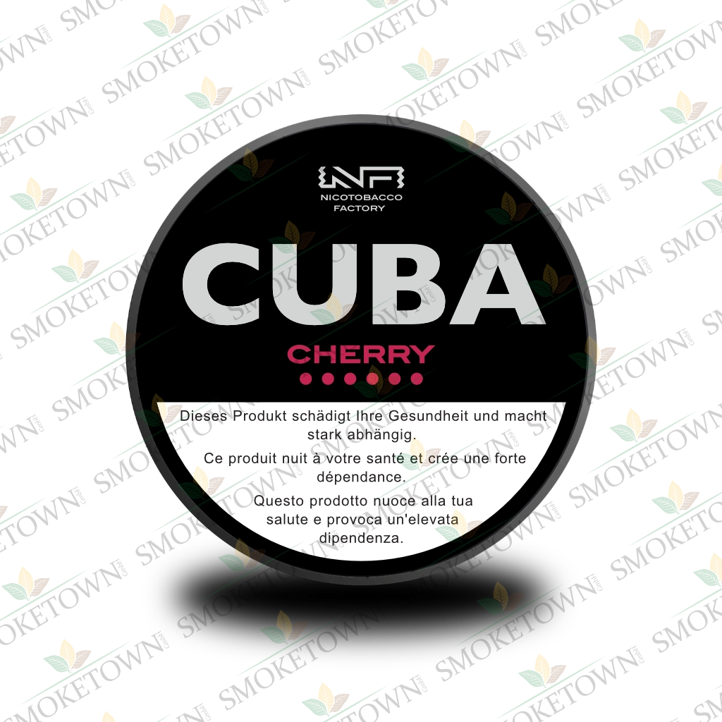 CUBA Black Cherry – tabakfreie Nikotinbeutel