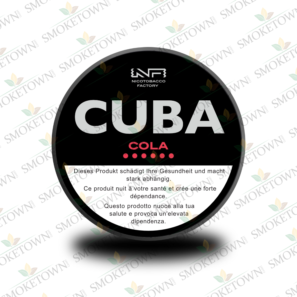 CUBA Black Cola – tabakfreie Nikotinbeutel