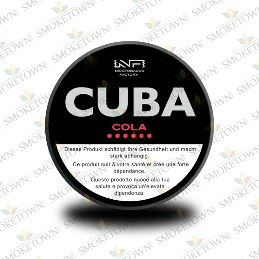 CUBA Black Cola – tabakfreie Nikotinbeutel
