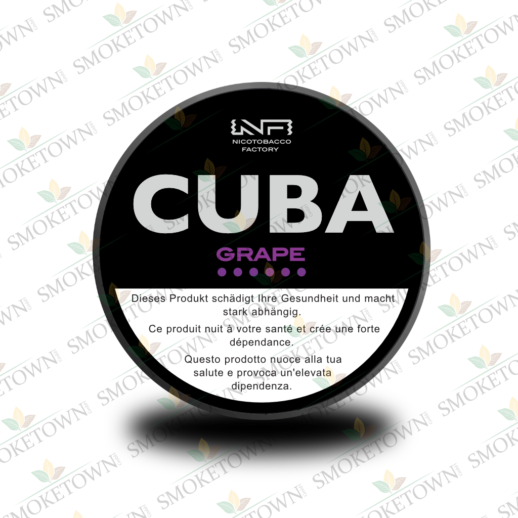 CUBA Black Grape – tabakfreie Nikotinbeutel