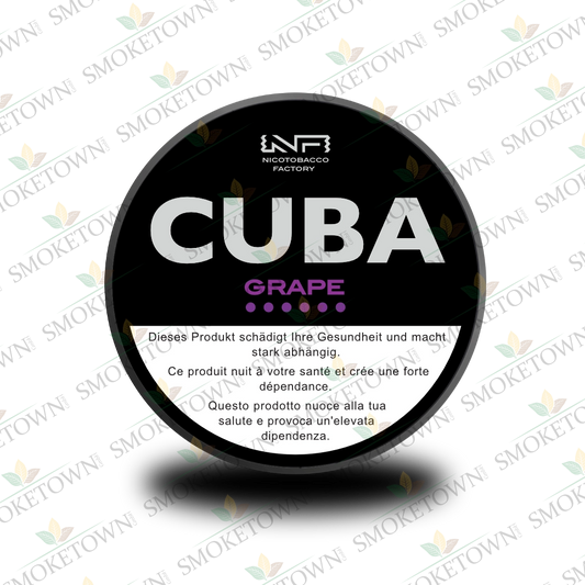 CUBA Black Grape – tabakfreie Nikotinbeutel