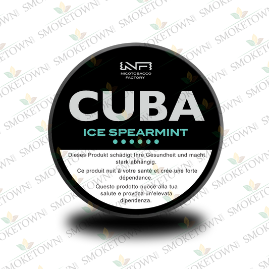 CUBA Black Ice Spearmint – tabakfreie Nikotinbeutel