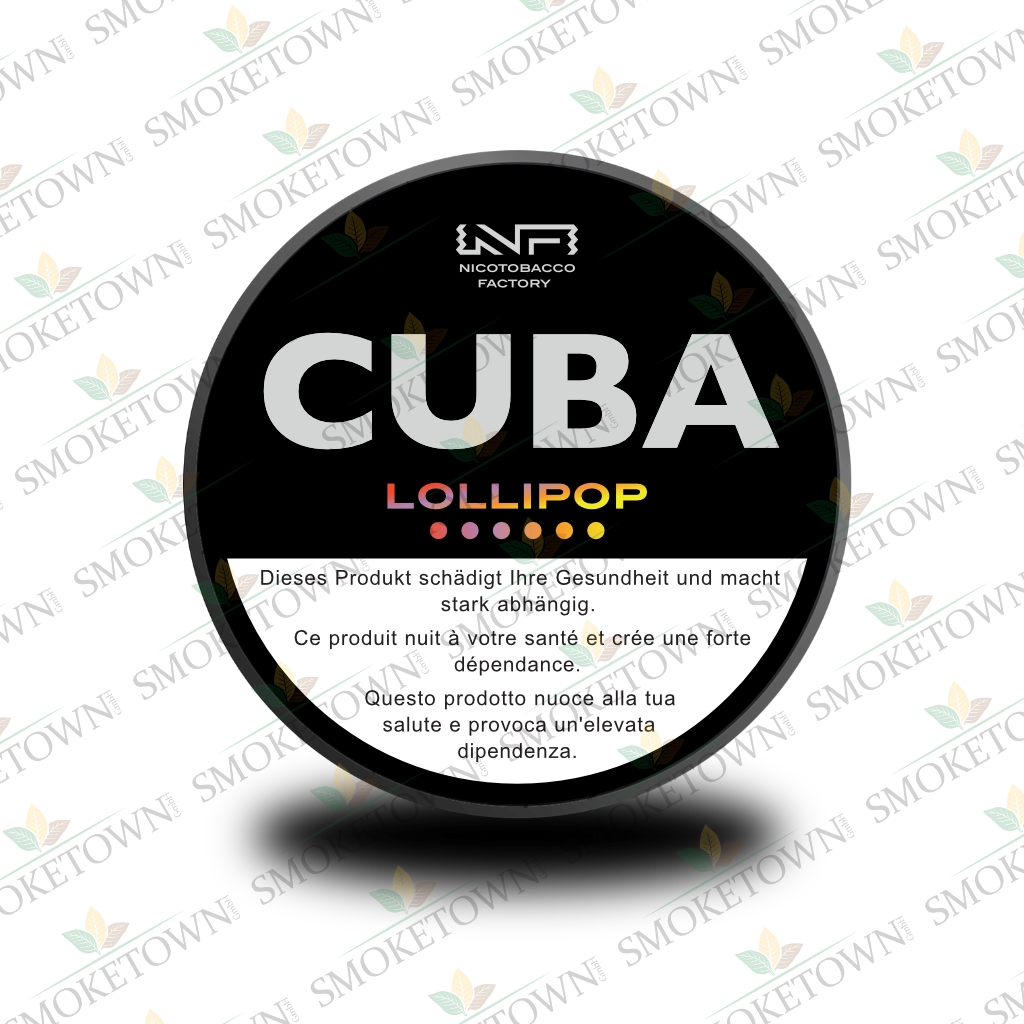 CUBA Black Lollipop – tabakfreie Nikotinbeutel