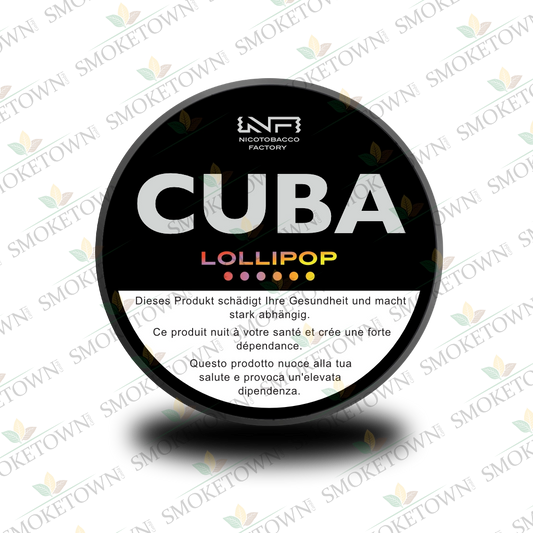 CUBA Black Lollipop – tabakfreie Nikotinbeutel