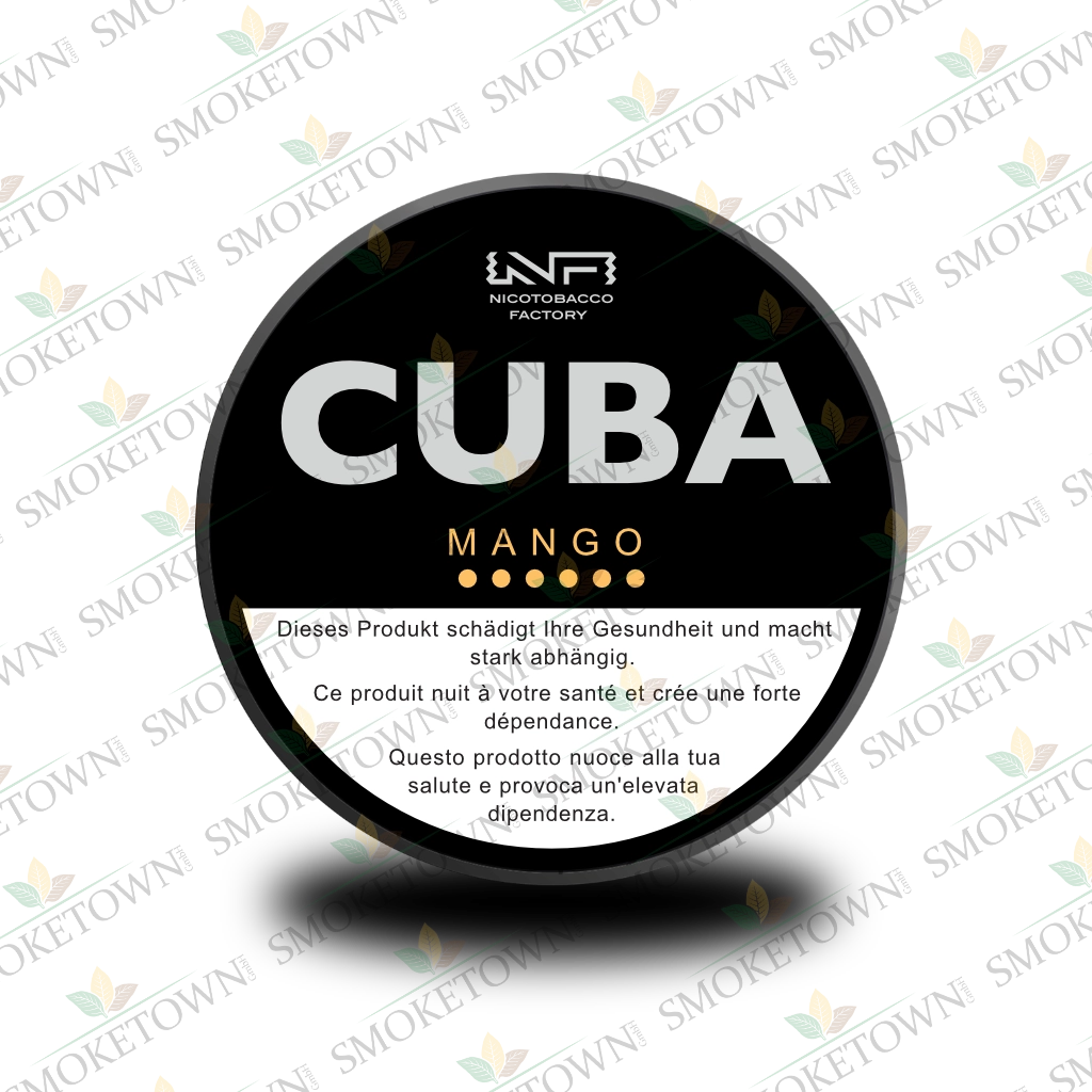 CUBA Black Mango – tabakfreie Nikotinbeutel