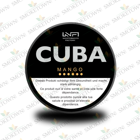 CUBA Black Mango – tabakfreie Nikotinbeutel