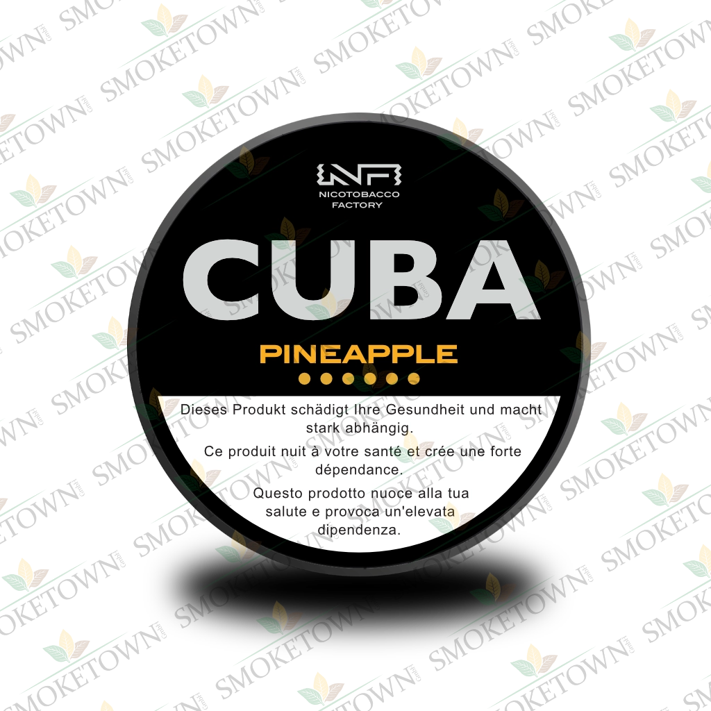 CUBA Black Pineapple – tabakfreie Nikotinbeutel