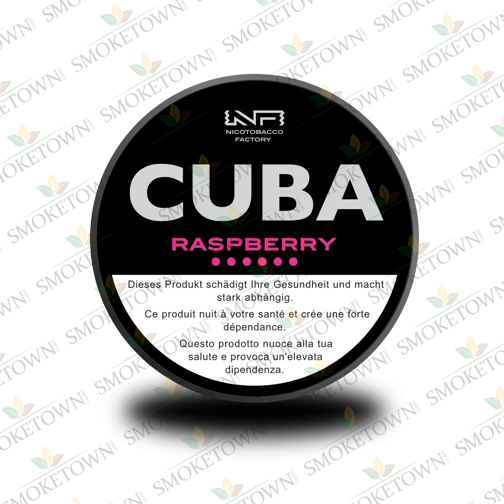 CUBA Black Raspberry – tabakfreie Nikotinbeutel