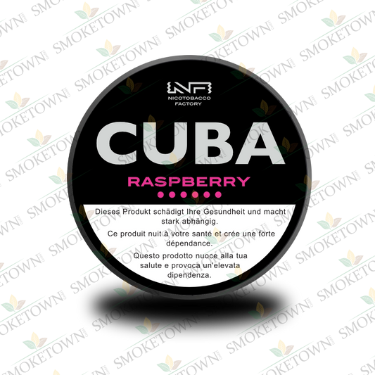 CUBA Black Raspberry – tabakfreie Nikotinbeutel