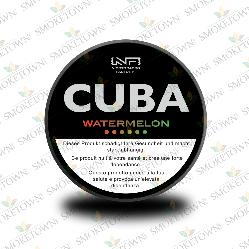 CUBA Black Watermelon – tabakfreie Nikotinbeutel