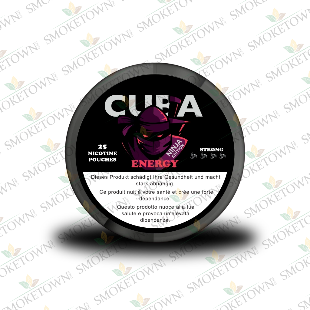 CUBA Ninja Energy – tabakfreie Nikotinbeutel