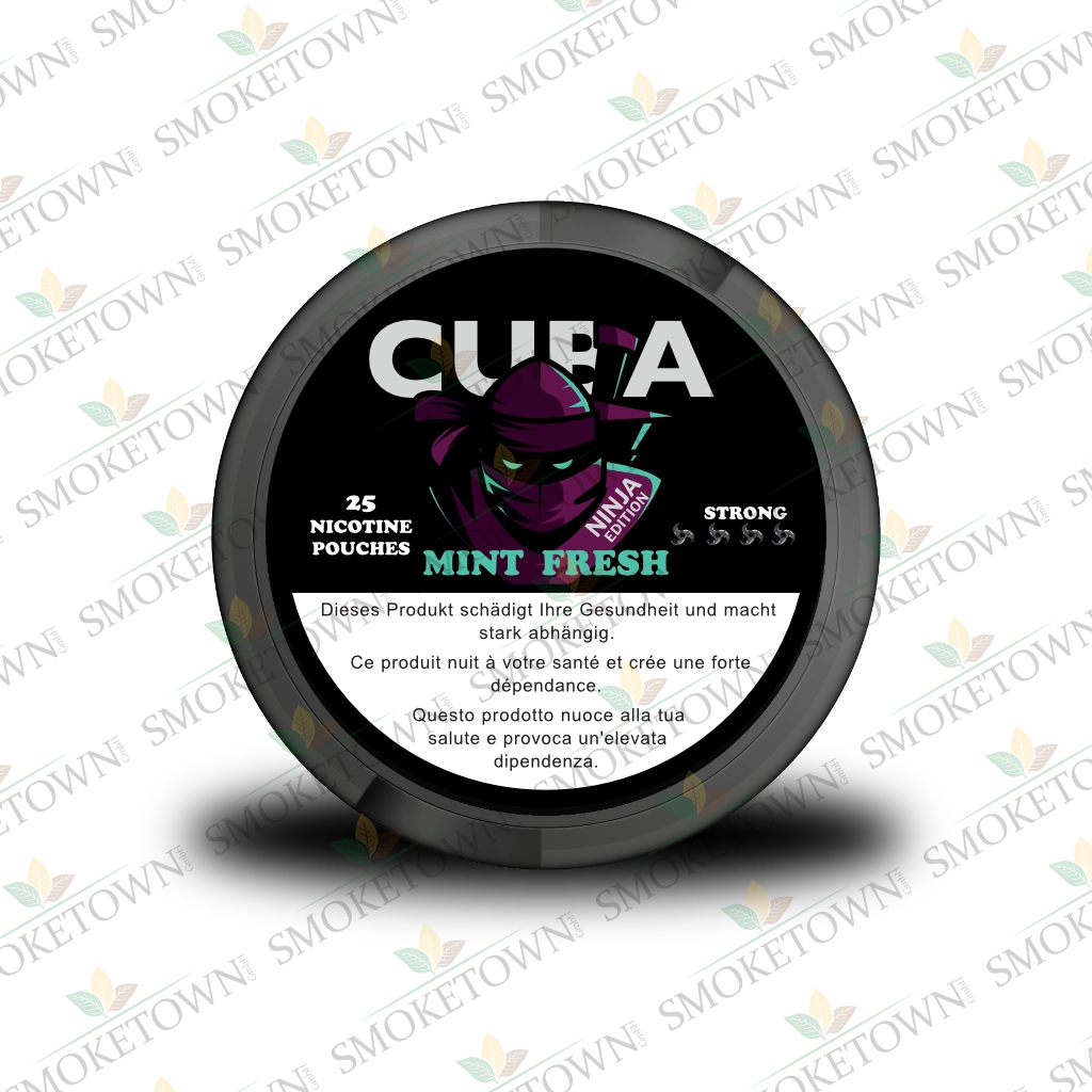 CUBA Ninja Mint Fresh – tabakfreie Nikotinbeutel