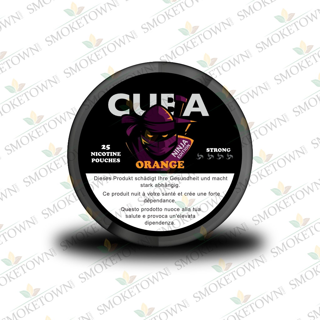 CUBA Ninja Orange – tabakfreie Nikotinbeutel