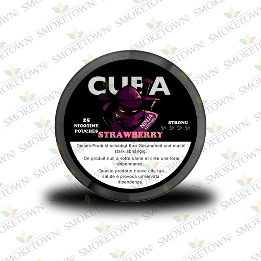 CUBA Ninja Strawberry – tabakfreie Nikotinbeutel
