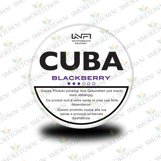 CUBA White Blackberry – tabakfreie Nikotinbeutel