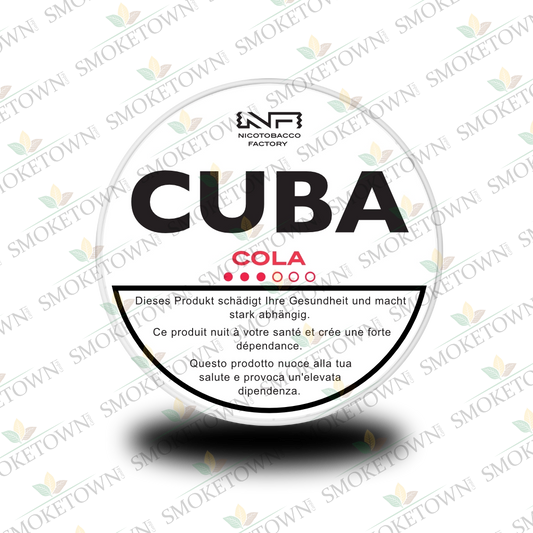 CUBA White Cola – tabakfreie Nikotinbeutel