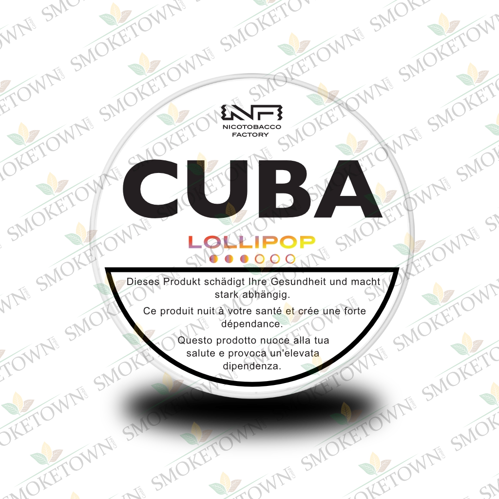 CUBA White Lollipop – tabakfreie Nikotinbeutel