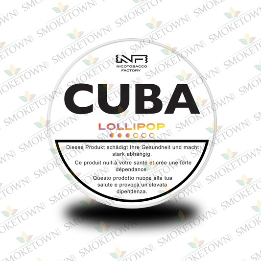 CUBA White Lollipop – tabakfreie Nikotinbeutel