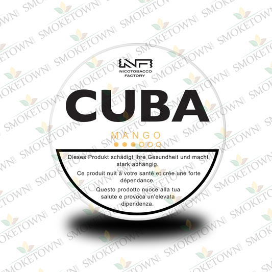 CUBA White Mango – tabakfreie Nikotinbeutel