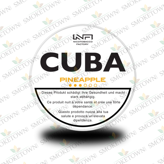 CUBA White Pineapple – tabakfreie Nikotinbeutel