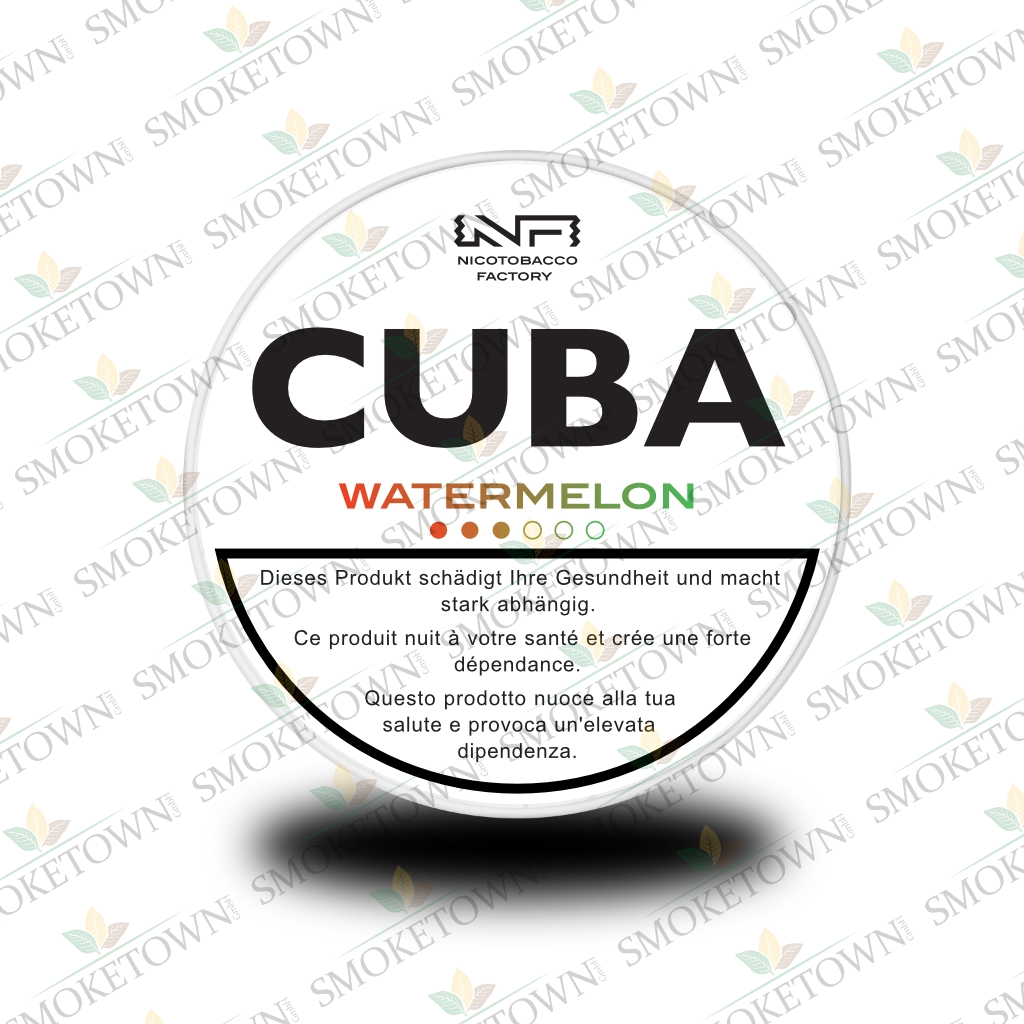 CUBA White Watermelon – tabakfreie Nikotinbeutel