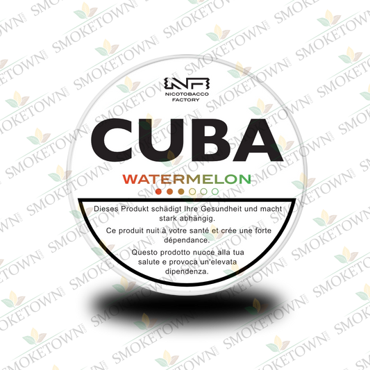 CUBA White Watermelon – tabakfreie Nikotinbeutel