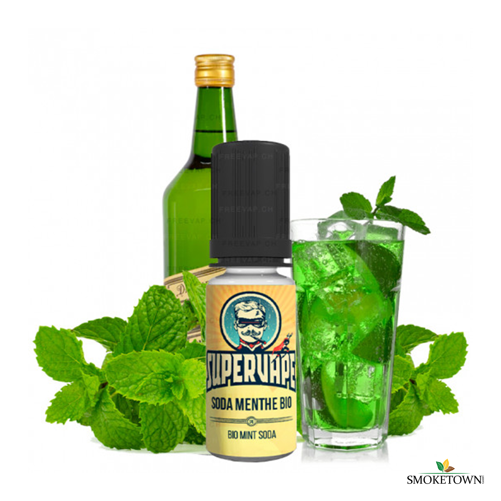 Supervape Aroma - Bio Minz Limonade – 10ml – Bio Minz-Limonade, DIY Aroma SuperVape