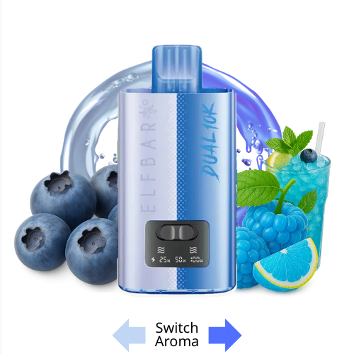 ELFBAR Dual 10K Blueberry Edition – 10000 Züge Elfbar, 2 % Nikotin