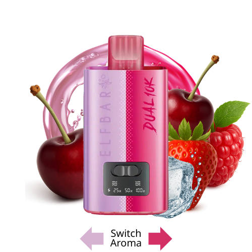 ELFBAR Dual 10K Cherry Edition – 10000 Züge Vape, Cherry Edition Elfbar