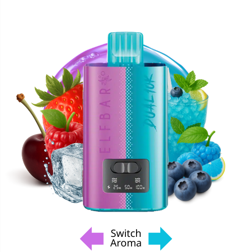 ELFBAR Dual 10K Purple Edition – 10000 Züge Vape, berry aroma vape