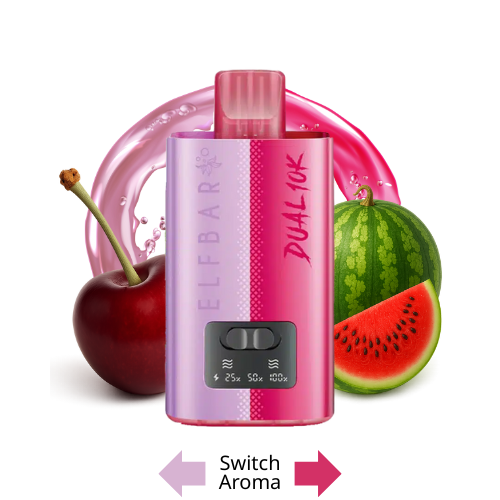 ELFBAR Dual 10K Special Edition – Cherry Vape, dual vape 10000 züge