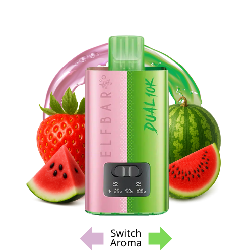 ELFBAR Dual 10K Watermelon Edition – elfbar watermelon, Vape 10000 Züge