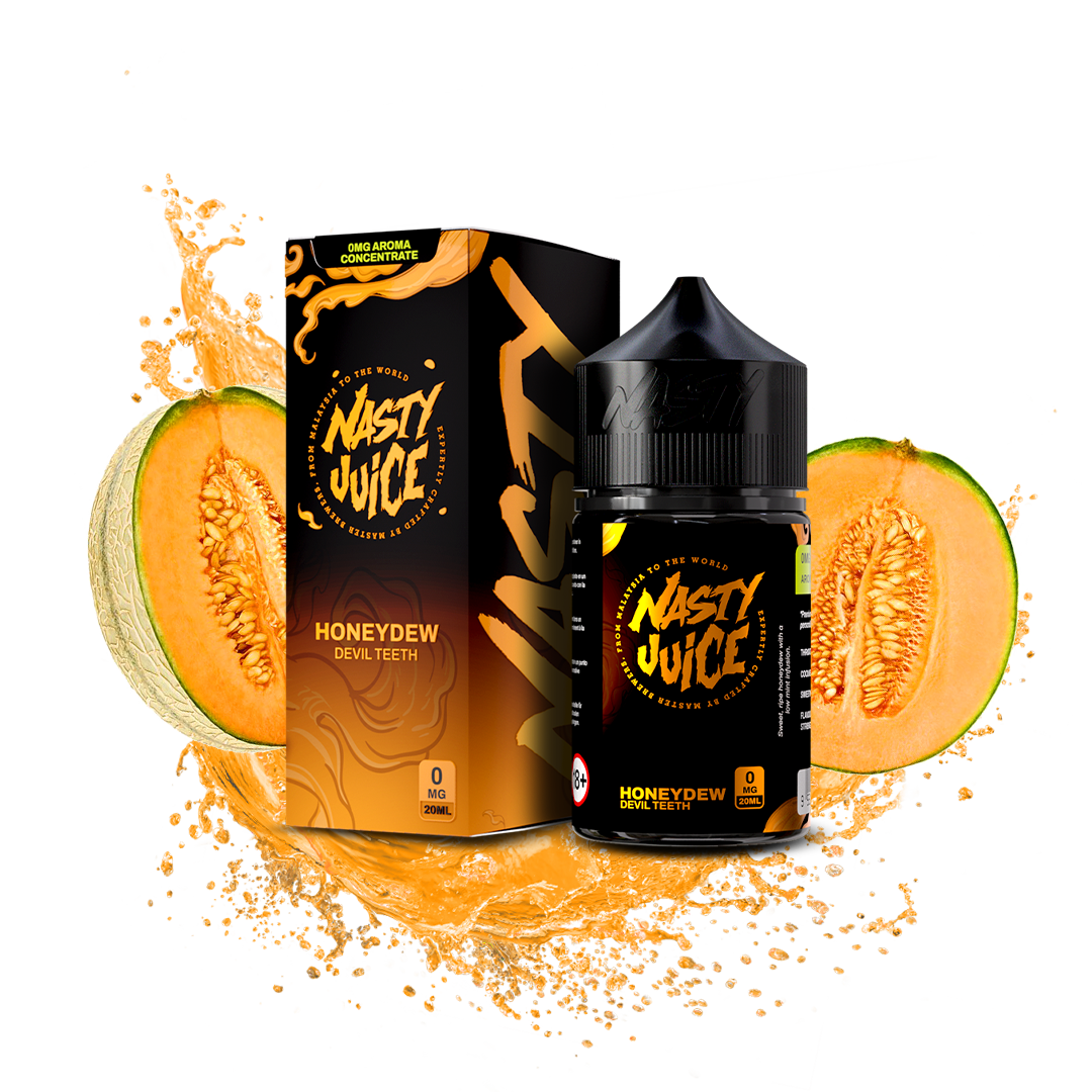Nasty Juice - Devil Teeth - Longfill Aroma – 20ml Honigmelone Aroma, Aroma ohne Nikotin
