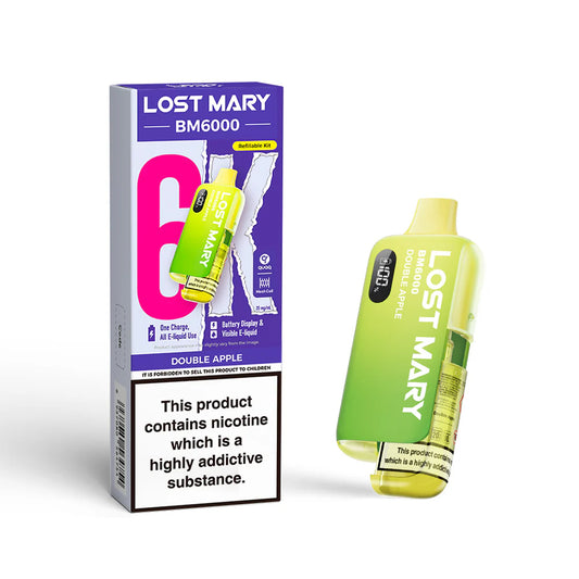 Lost Mary BM6000 - Double Apple – Apfel Vape UK, Apple Mesh Coil